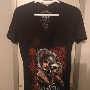 Nwt sullen angel v neck shirt